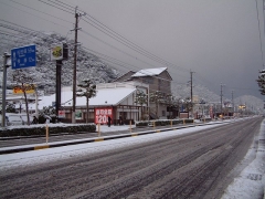 大雪の時津町新開①