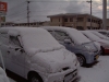 大雪の時津町新開