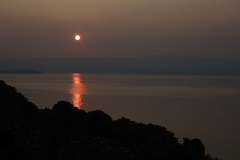 長与浦の夕日